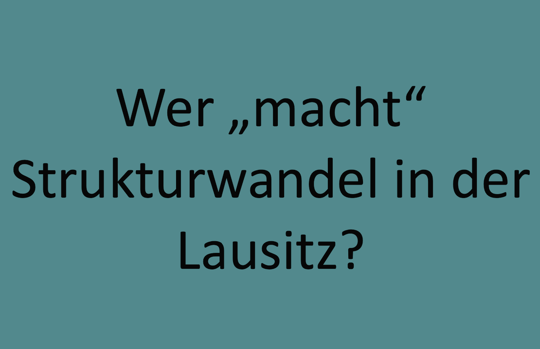 TRAWOS-NOVEMBERTAGUNG: STRUKTURWANDEL IN DER LAUSITZ – EINE GESCHLOSSENE GESELLSCHAFT?